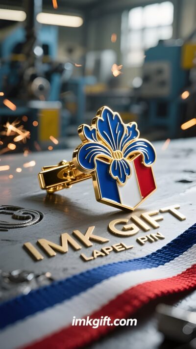 in995-Pince-à-cravate-Iris-le-battement-de-cœur-de-la-France-sur-votre-poitrine