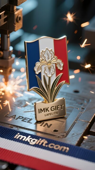 in981-Marque-page-Iris-et-drapeau-tricolore-La-route-de-l-39-espoir-éternel