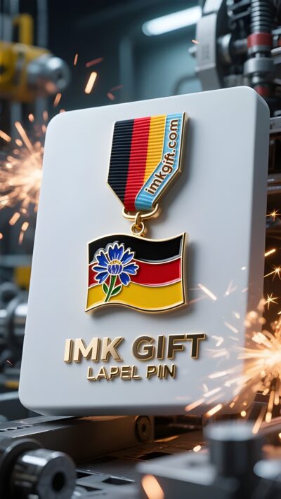 in994-Schwarz-Rot-Gold-Medaille-Der-Mut-und-die-Pracht-blühender-Kornblumen