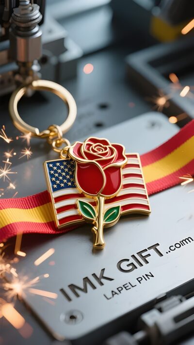 in999-Stars-and-Stripes-Heartbeat-in-Rose-Keychain