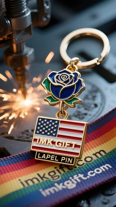 in994-The-Stars-and-Stripes-spirit-in-a-rose-keychain
