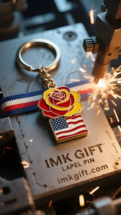 in986-The-Stars-and-Stripes-spirit-in-a-rose-keychain