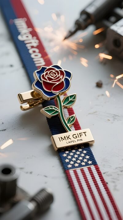 in994-The-inheritance-pinned-on-the-chest-the-stars-and-stripes-and-roses-in-a-tie-clip